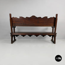 将图片加载到图库查看器，Wooden bench, 1820s
