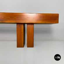 Carica l'immagine nel visualizzatore di Gallery, Solid wood console, 1970s
