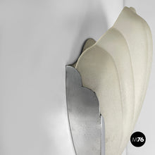 Load image into Gallery viewer, Shell-shaped wall lamps in glass and metal, 1930s
