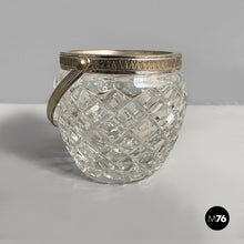 Charger l'image dans la galerie, Glass and metal cocktail shaker and ice bucket,  1960s
