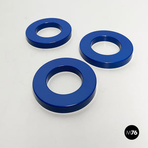 Blue rings for the perpetual wall calendar by Ring A Date, 2020s