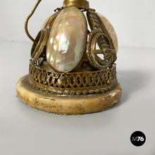 Load image into Gallery viewer, Hotel bell in mother-of-pearl and brass, mid 19th century.
