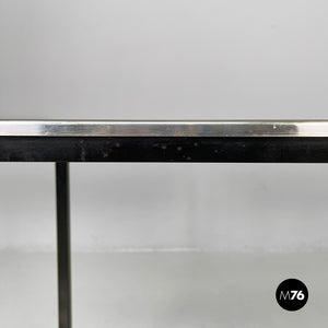 Cart in steel and black metal, 1980s