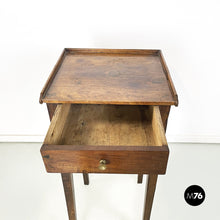将图片加载到图库查看器，Wooden bedside table, early 1900s
