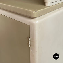 Load image into Gallery viewer, Sideboard in glass and beige wood, 1940s
