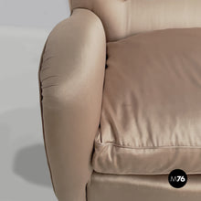 Carica l'immagine nel visualizzatore di Gallery, Pink beige silk sofa, 1940s
