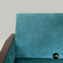 Charger l'image dans la galerie, Green velvet sofa, 1950s
