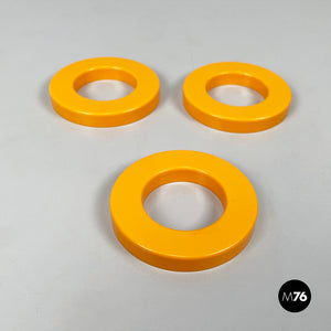 Orange rings for the perpetual wall calendar by Ring A Date, 2020s