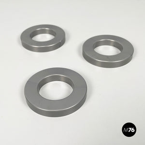 Silver gray rings for the perpetual wall calendar by Ring A Date, 2020s