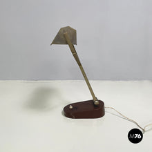 Charger l&#39;image dans la galerie, Adjustable table lamp in metal, 1930s
