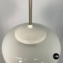 将图片加载到图库查看器，Chandelier in opaline glass, 1970s
