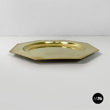 Load image into Gallery viewer, Service plates, centerpieces or trays in brass, 1970s
