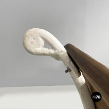 Load image into Gallery viewer, Wooden and white cast iron bench, 1930s
