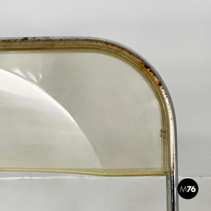 Chairs Plia by Giancarlo Piretti for Anonima Castelli, 1970s