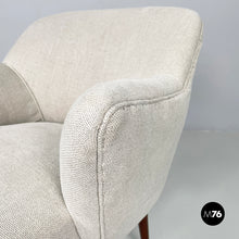 Charger l&#39;image dans la galerie, Armchairs in fabric and wood, 1940s

