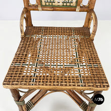 将图片加载到图库查看器，Outdoor chair  in rattan, early 1900s
