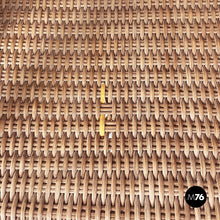 Load image into Gallery viewer, Chairs in rattan and light blue rattan, early 1900s
