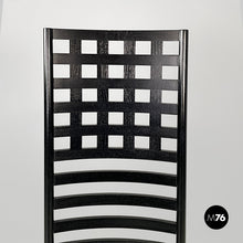 将图片加载到图库查看器，Chairs Hill House by Charles Rennie Mackintosh for Cassina, 1980s
