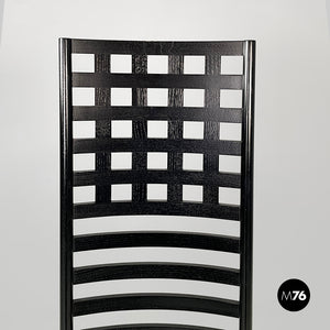 Chairs Hill House by Charles Rennie Mackintosh for Cassina, 1980s