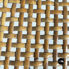 将图片加载到图库查看器，Rattan and black metal chairs, 1960s
