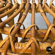 画像をギャラリービューアに読み込む, Stools in rattan, 1960s
