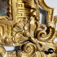 Load image into Gallery viewer, Wall mirror with gold wood, 1930s
