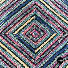 Carica l&#39;immagine nel visualizzatore di Gallery, Black wool carpet by Missoni, 1990s
