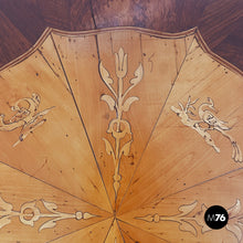 Carica l'immagine nel visualizzatore di Gallery, Inlaid wooden dining table, mid-1800s
