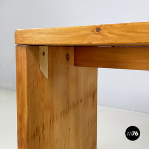 Console table in wood, 1970s