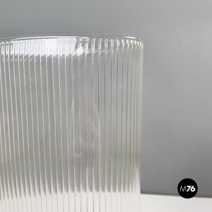 Glass vase by Roberto Faccioli, 1990s