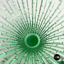 Load image into Gallery viewer, Vase in green glass, 1980s

