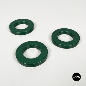 Forest green rings for the perpetual wall calendar by Ring A Date, 2020s