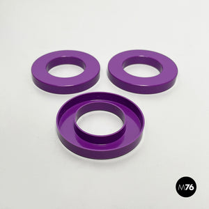 Purple rings for the perpetual wall calendar by Ring A Date, 2020s