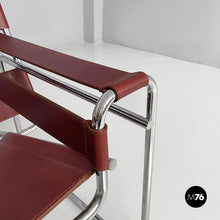 将图片加载到图库查看器，Armchairs Wassily by Marcel Breuer for Gavina, 1960s

