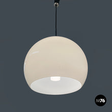 Load image into Gallery viewer, Opaline glass chandelier, 1960s
