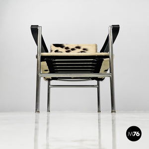 Armchair LC1 by Le Corbusier Pierre Jeanneret and Charlotte Perriand for Cassina, 1970s