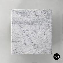 Load image into Gallery viewer, Rectangular coffe table in white marble by Carlo Scarpa, 1980s
