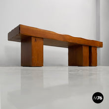 Carica l'immagine nel visualizzatore di Gallery, Wooden bench with flower box, 1970s
