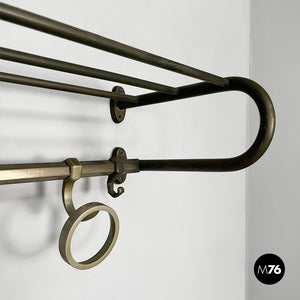 Metal wall coat rack, 1930s