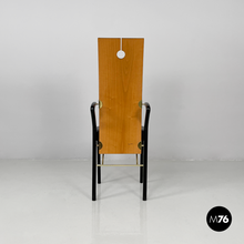 Load image into Gallery viewer, Wooden and brass chairs by Pierre Cardin, 1980s
