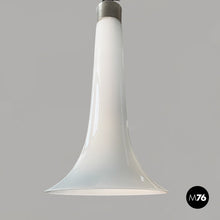 Carica l'immagine nel visualizzatore di Gallery, Chandeliers in opaline glass and metal , 1970s
