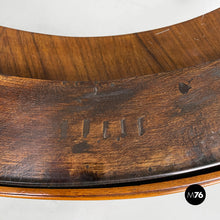 Load image into Gallery viewer, Round wooden coffee table, 1930s
