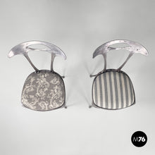 Load image into Gallery viewer, Metal and fabric chairs by Palladio, 1950s
