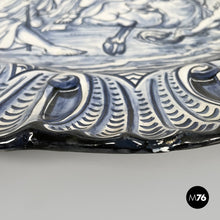 Load image into Gallery viewer, Glazed ceramic plate by Alba Docilia Albisola, 1950s

