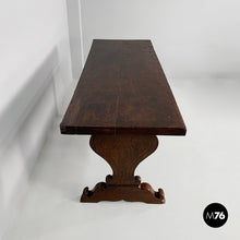 Carica l'immagine nel visualizzatore di Gallery, Wooden refectory dining table, 1700s
