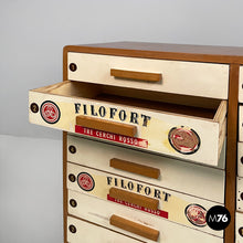 将图片加载到图库查看器，Sewing chest Filofort in wood, 1960s
