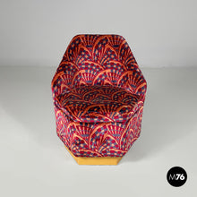 画像をギャラリービューアに読み込む, Armchairs in fabric and wood, 1970s
