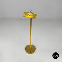 Load image into Gallery viewer, Sign in brass, 1980s
