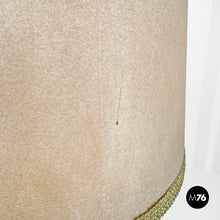 Load image into Gallery viewer, Velvet and brass floor lamp, 1940s
