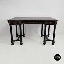 Load image into Gallery viewer, Inlaid wooden desk, mid-1800s
